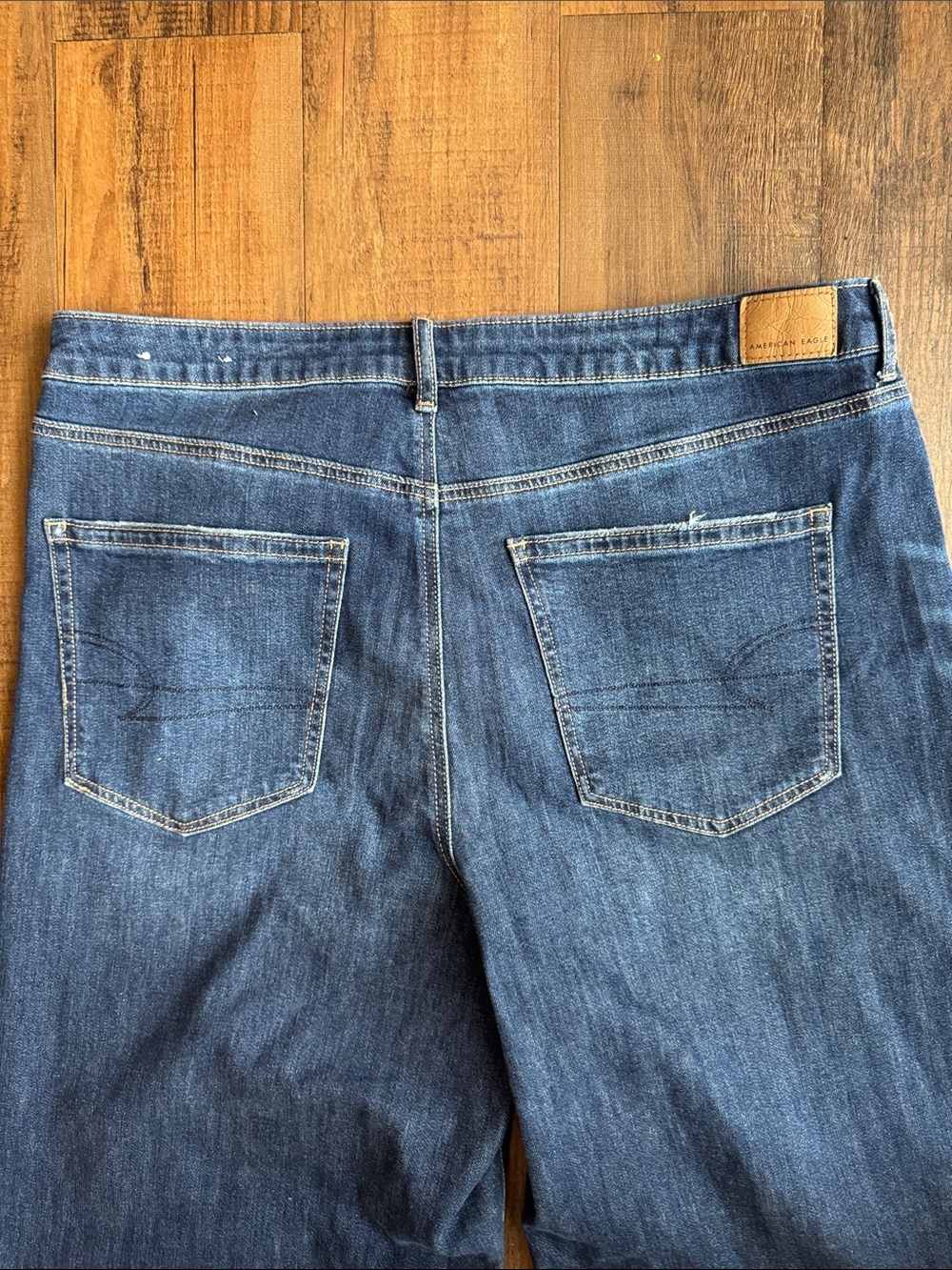 American Eagle Dark Blue wide leg - Picture 8 of 13